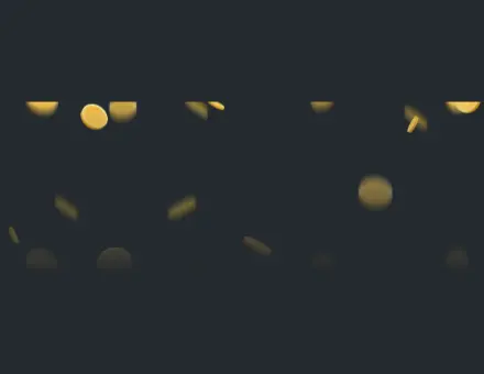 Casino Crypto App Coins Fall animation preview