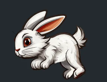 Game Character Run Rabbit — original animation reference
