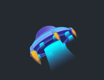 Game Crypto UFO Loop Lottie animation preview