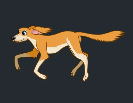 Game Dog Run Cartoon animation preview