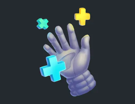 Hand Waving Game App Lottie animation preview