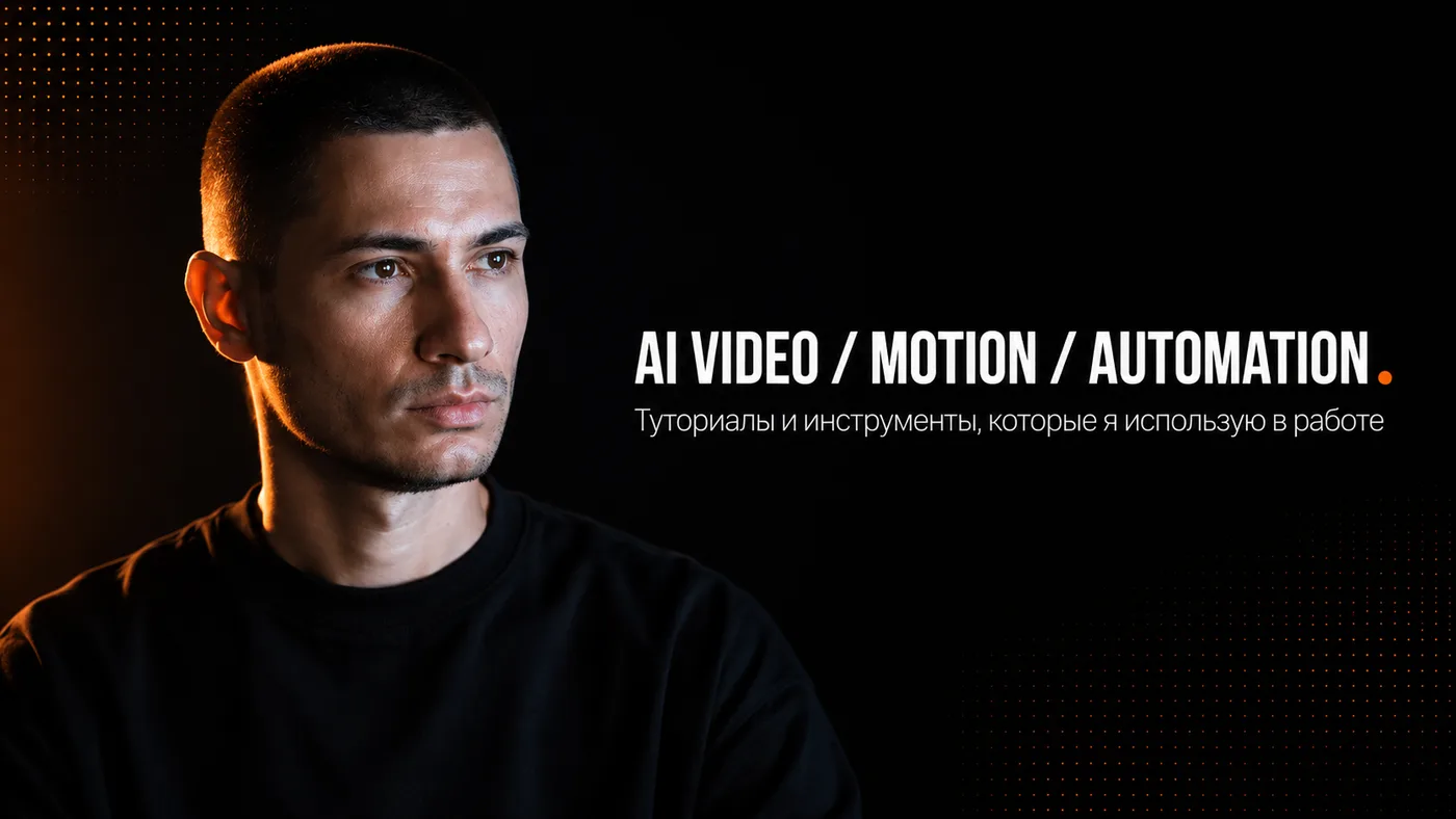 Serhii Dovhyi — motion designer and creative developer